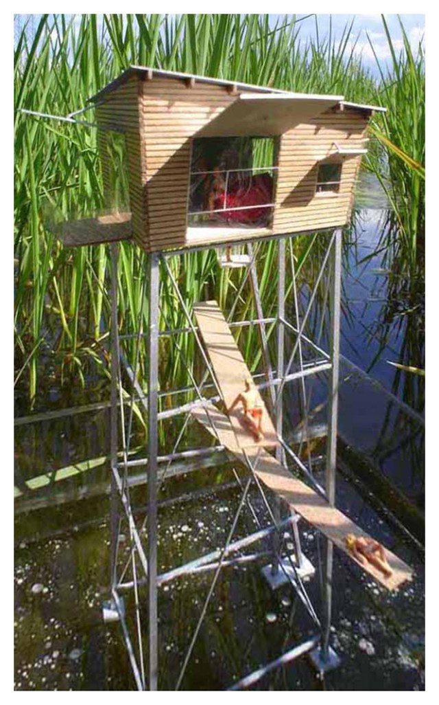 Mangrowe House nella mangrovia, luglio 2004 (foto DL)